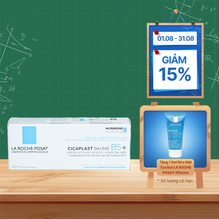 Kem Dưỡng La Roche Posay Phục Hồi và Làm Dịu Da Cicaplast Baume B5+ 40ml