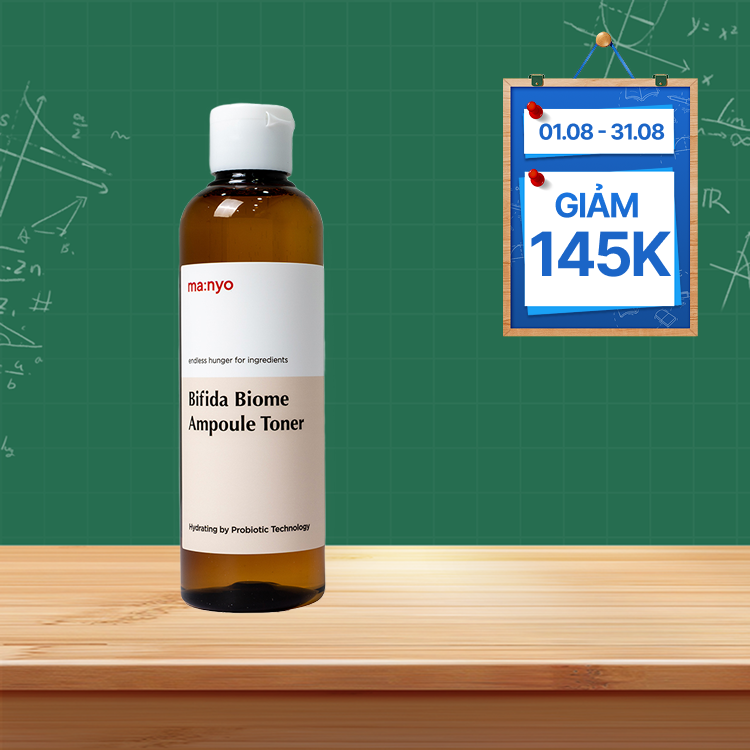 Nước Hoa Hồng ma:nyo Bifida Biome Ampoule Toner 210ml