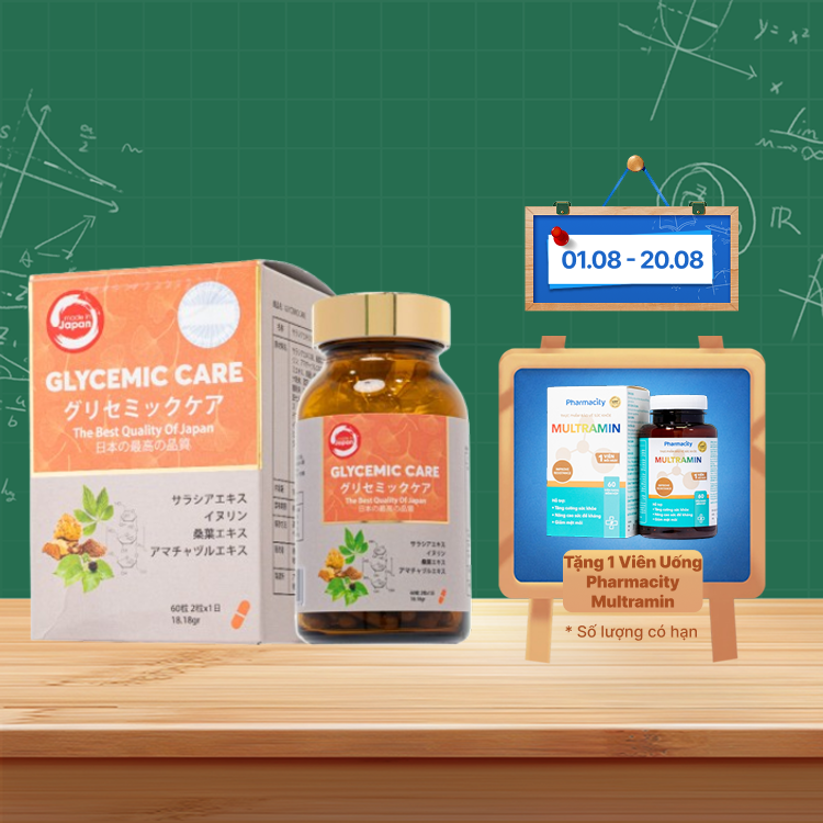 TPBVSK GLYCEMIC CARE Hỗ Trợ Cải Thiện Chỉ Số Đường Huyết Cao (Hộp 60 viên)