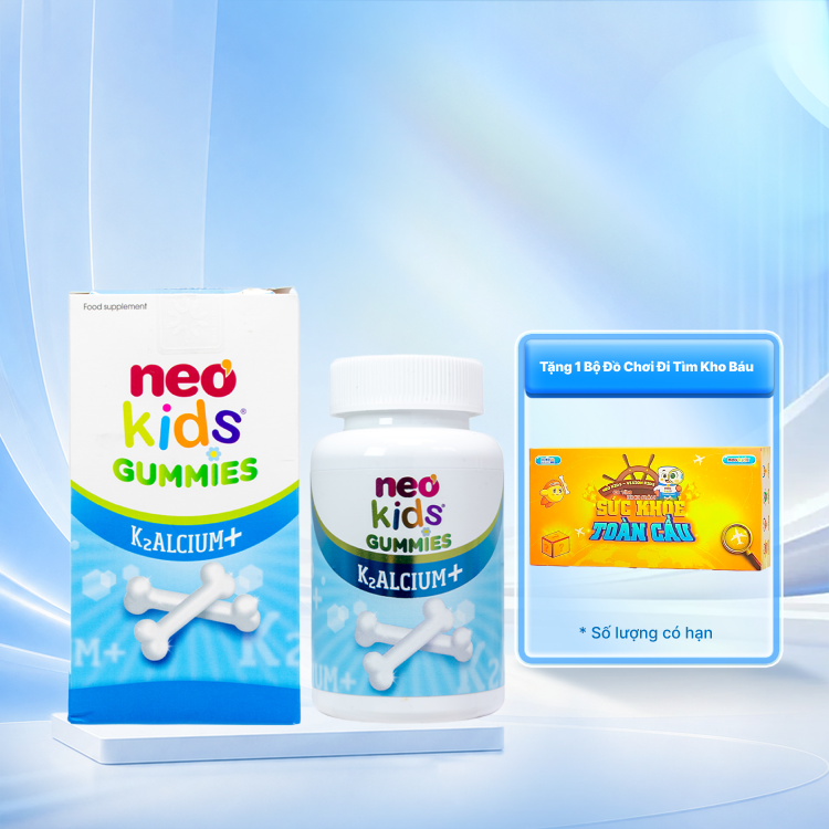 Thực phẩm bảo vệ sức khoẻ NEO KIDS® GUMMIES K2ALCIUM+