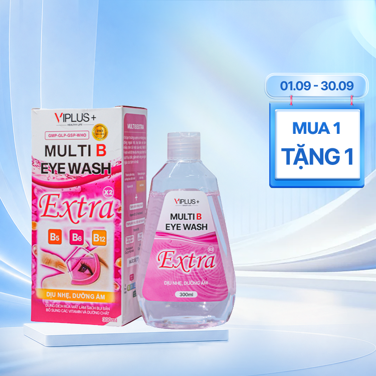 Nước Rửa Mắt Viplus+ Multi B Eye Wash Extra 300ml