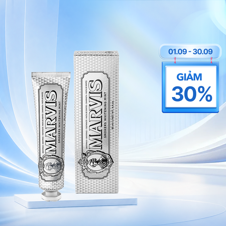 Kem Đánh Răng Marvis Smokers Whitening Mint 85ml