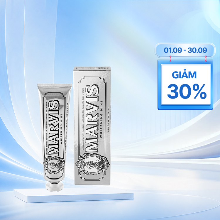 Kem Đánh Răng Marvis Whitening Mint 85ml