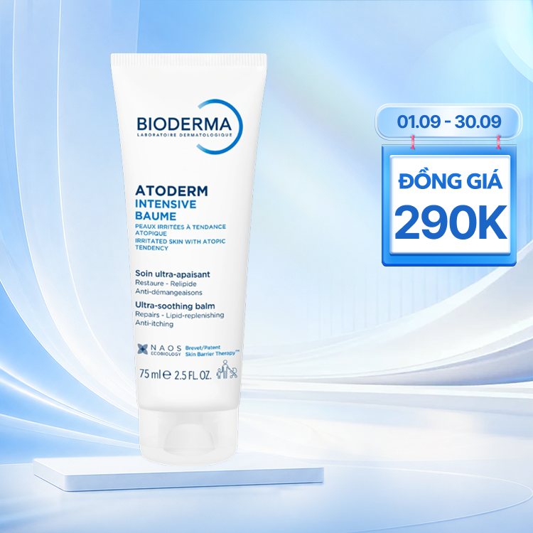 Kem Làm Dịu Da Bioderma Atoderm Intensive Baume Dành Cho Da Rất Khô Hoặc Da Nhạy Cảm 75ml
