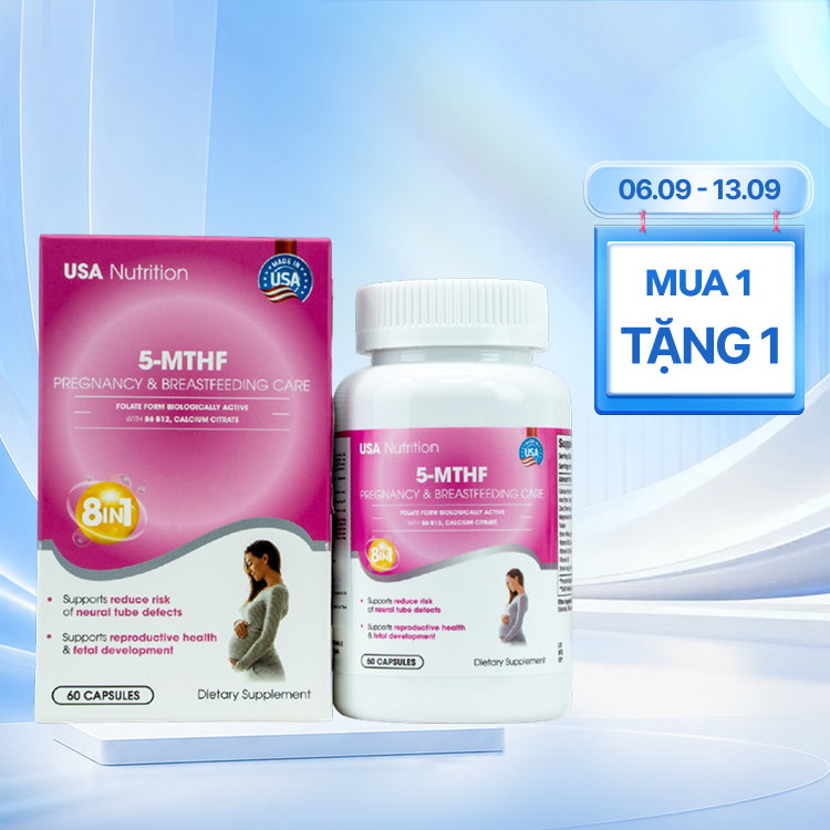 USA NUTRITION Pregnancy & Breastfeeding Care (Hộp 60 viên)