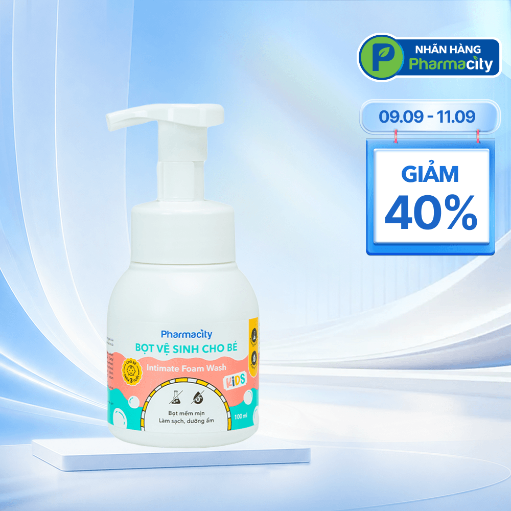 Pharmacity Bọt Vệ Sinh Cho Bé (Chai 100ml)