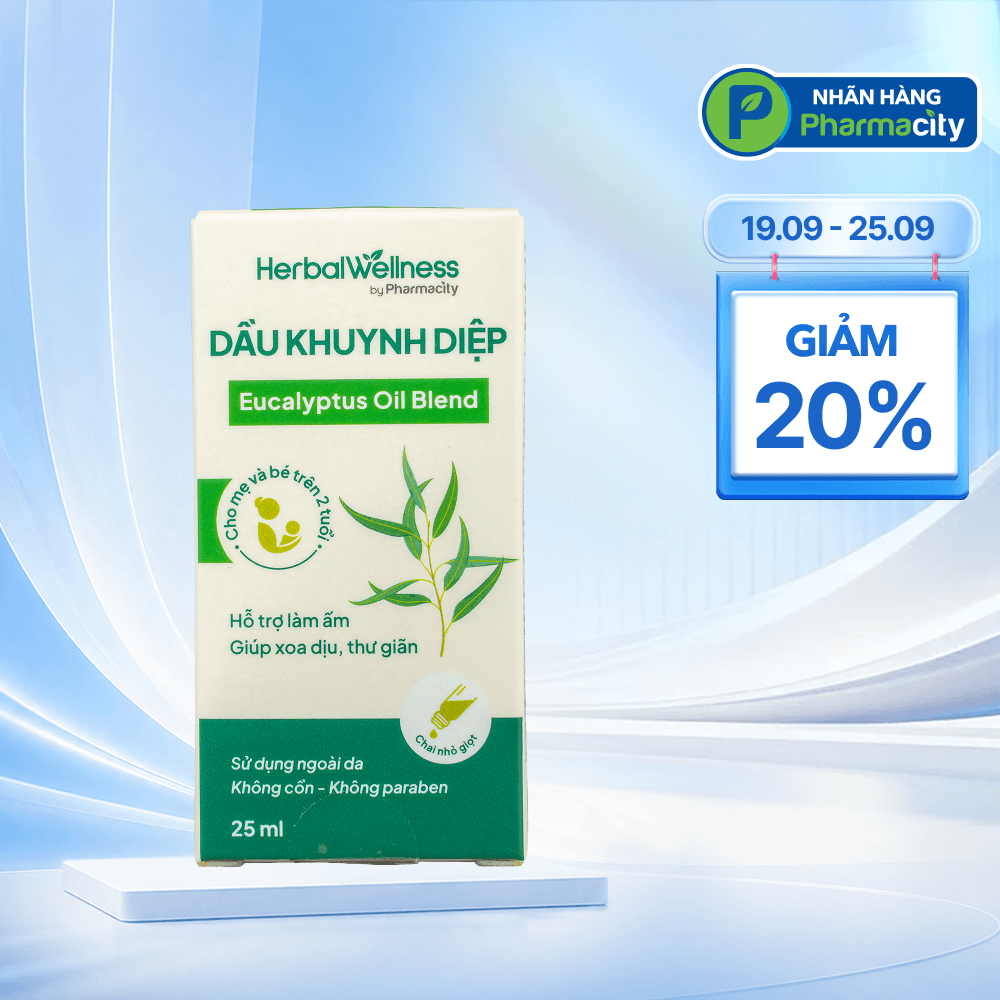 Herbal Wellness Dầu Khuynh Diệp Thảo Mộc 25ml