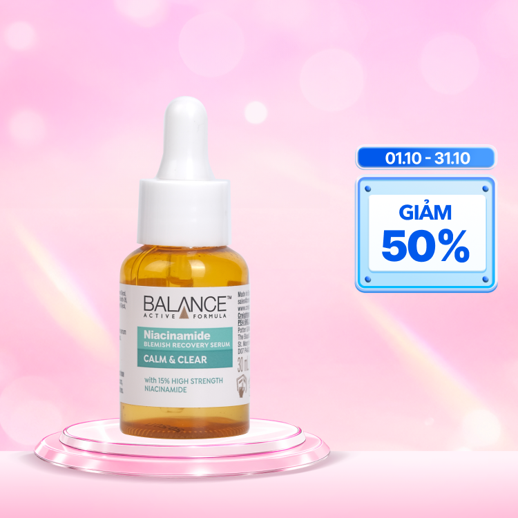 Serum Balance Niacinamide giúp mờ thâm, se khít lỗ chân lông 30ml