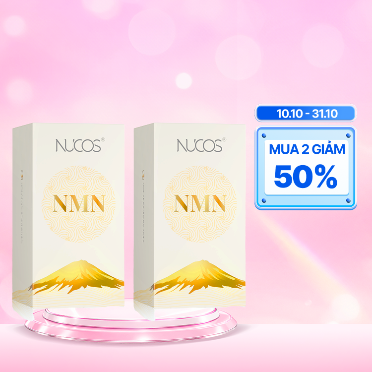 Thực Phẩm Bảo Vệ Sức Khỏe Nucos NMN (Hộp 60 viên)
